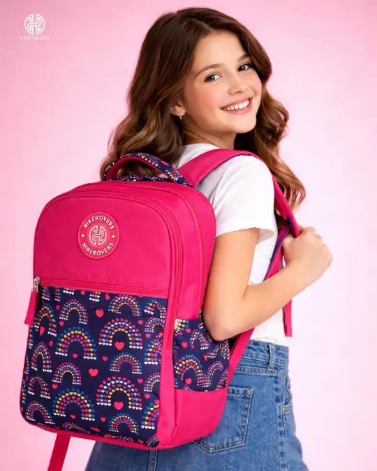 Hikerovers Pink School Bagpack